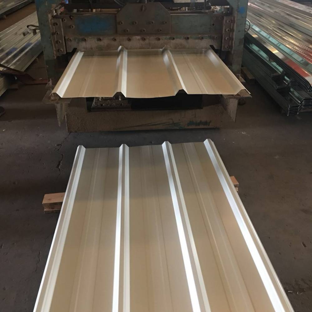 屋面单层彩钢板屋顶压型钢板彩涂镀铝锌压型钢板yx40320960