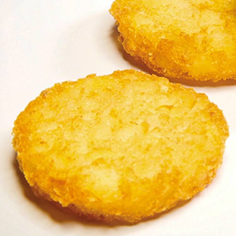 蓝顿旭美圆薯饼早餐小吃冷冻半成品油炸薯条图片