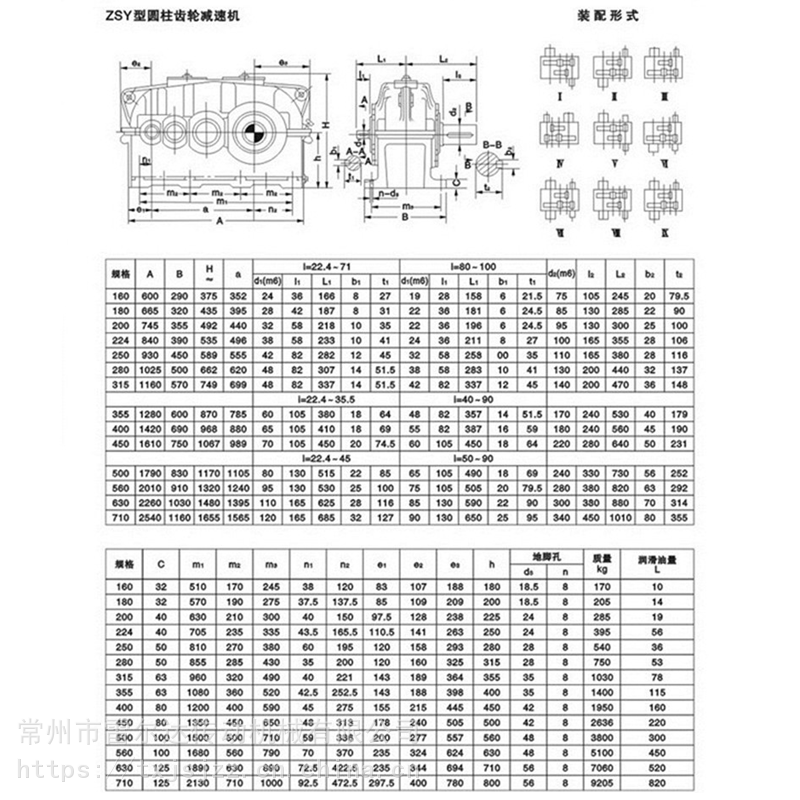 zsy减速机配件zsy25056ix圆柱齿轮减速机