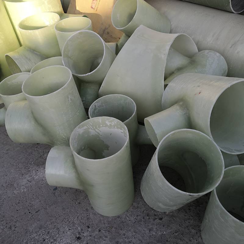 玻璃钢法兰变径玻璃钢排污口frp三通管件异径大小头