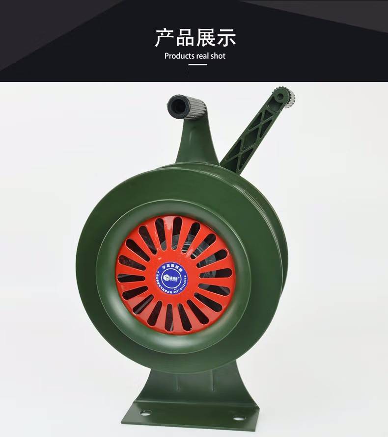 手动蜂鸣疏散警报器便携式手摇报警器防空应急火灾演练蜂鸣器