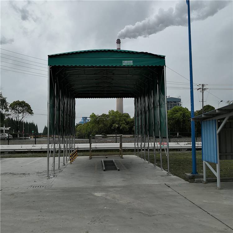 鑫建华篷业临时移动仓储棚活动棚简单推拉棚大跨度安全有保证