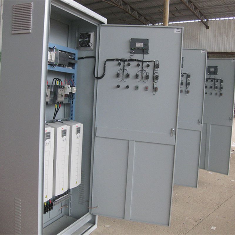 邳州变频柜供水恒压控制柜1拖2变频水泵控制柜厂家