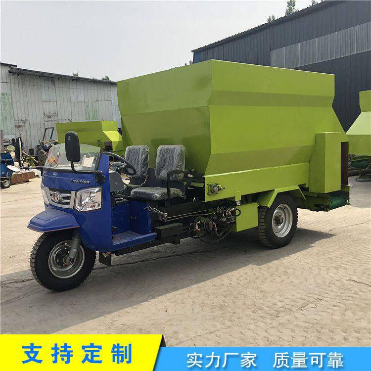 牛场撒料车批发 海晟 养羊喂料车 大小尺寸可定制撒料机