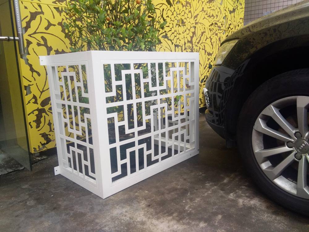 遮阳防锈外机铝空调罩生产工艺