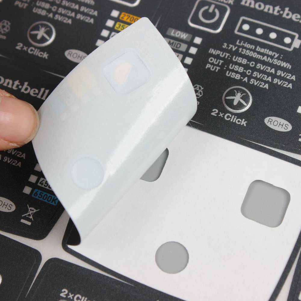 移印贴分离贴滴胶水晶滴塑标牌滴胶车标药盒滴胶贴标易拉扣贴纸