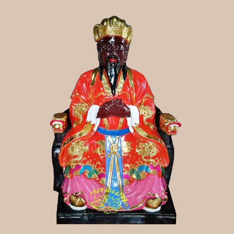 玻璃钢神像厂家批发车神雕像出行保平安司机供奉神像车神老爷神像出行