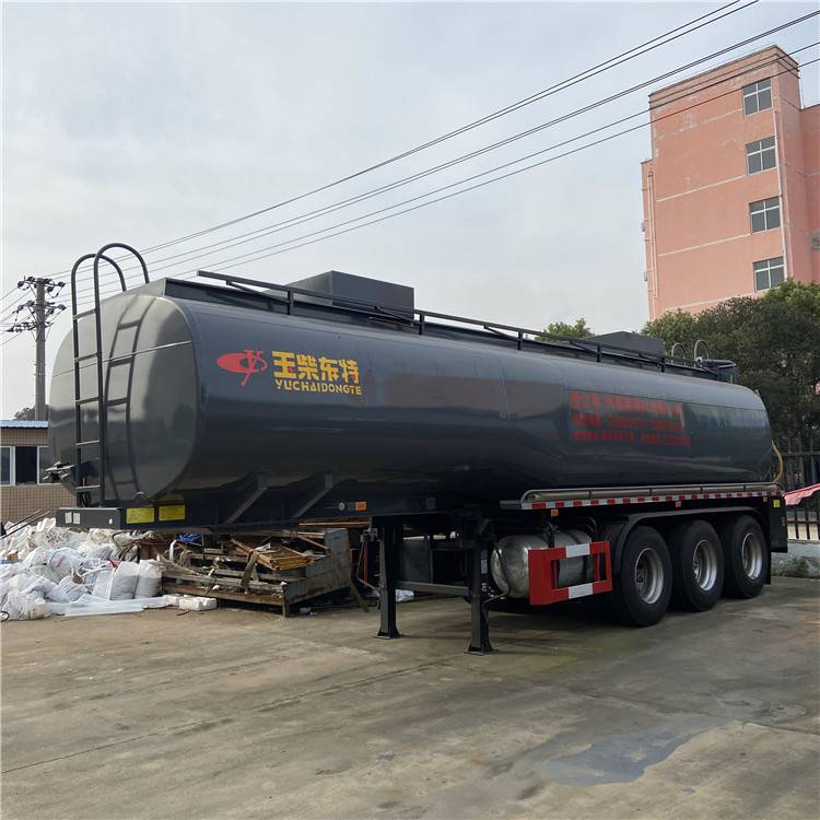 聚合氯化铝铁液罐车 玉柴东特33方普货防腐运输半挂全国可上户