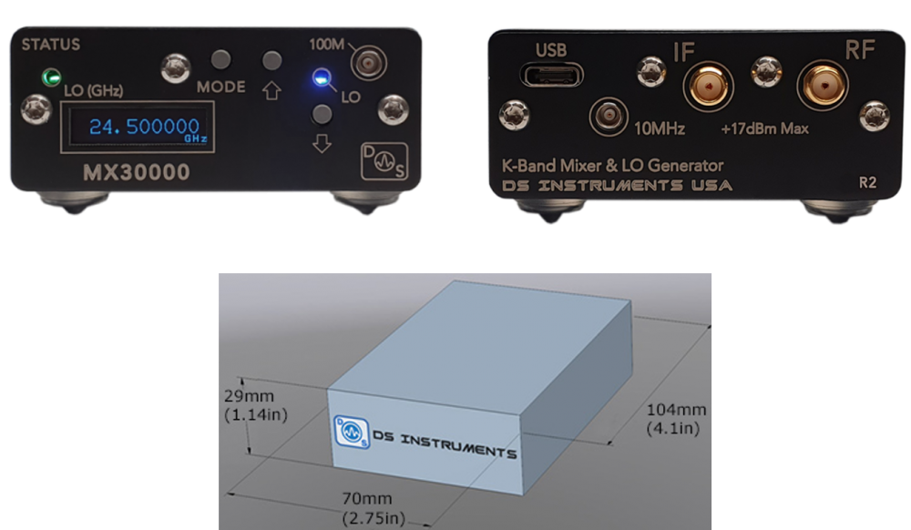 虹科ds迷你混频器30ghz射频混频器hkmx30000
