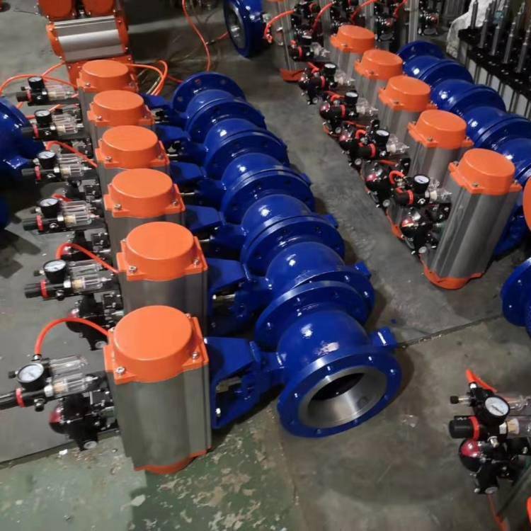 q647h16c气动偏心半球阀