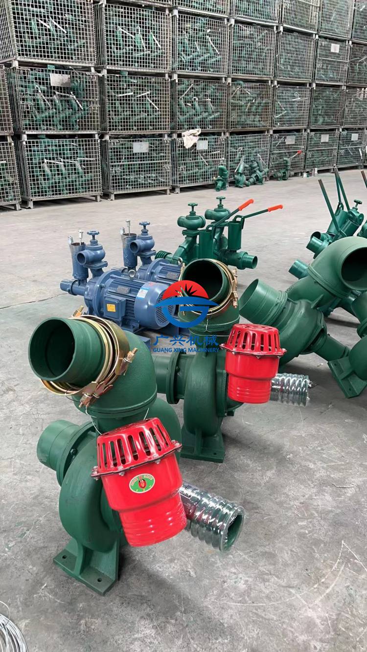 8寸压井泵680立方190汽油机手推6寸泵12寸小型拖车泵图片