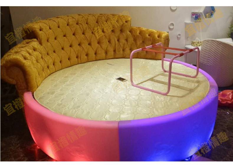 宾馆发光床主题欧式电动情趣床合欢水床酒店公寓主题床