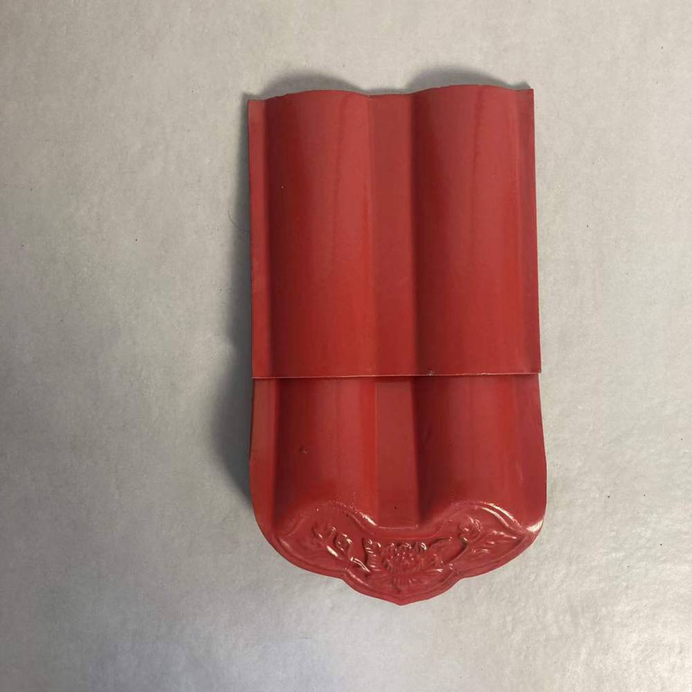 全瓷双筒瓦波纹瓦老式洋房别墅屋面屋顶琉璃瓦防水隔热双拱曲瓦