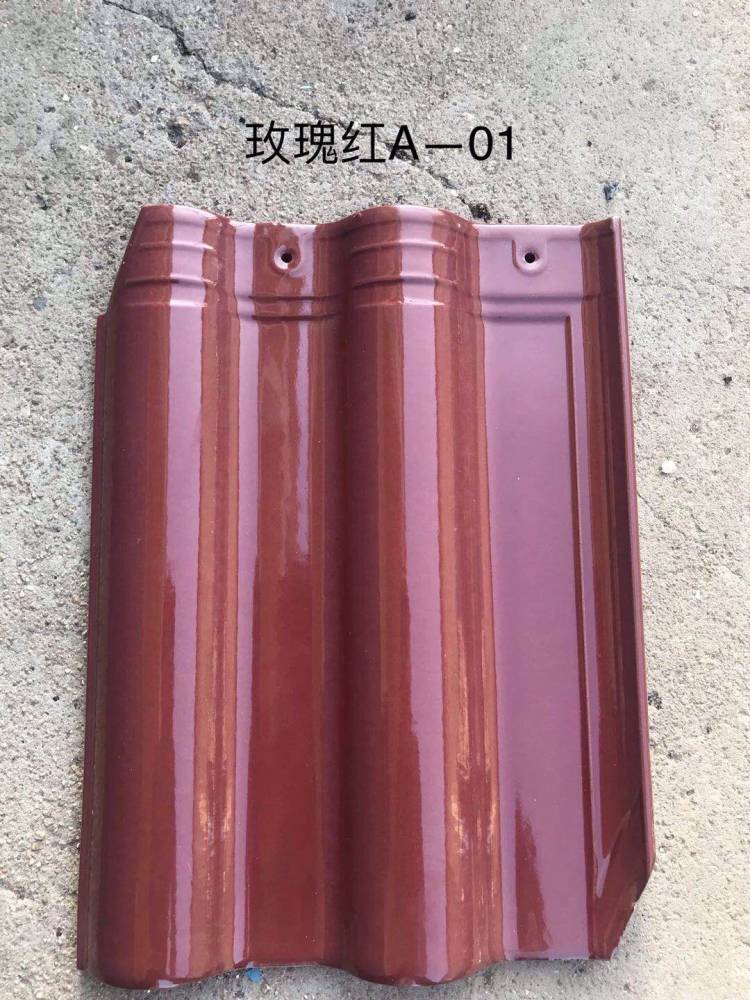 厂家供应三曲瓦zhaojin陶瓷彩瓦性价比高，工程