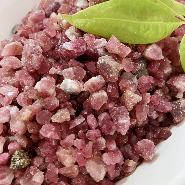 水晶碎石碧玺景观装饰盆栽布景碎石碧玺