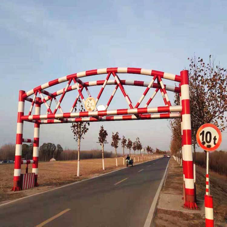 阳江电动升降限高架桥乡村道路公路高速龙门架固定限高杆