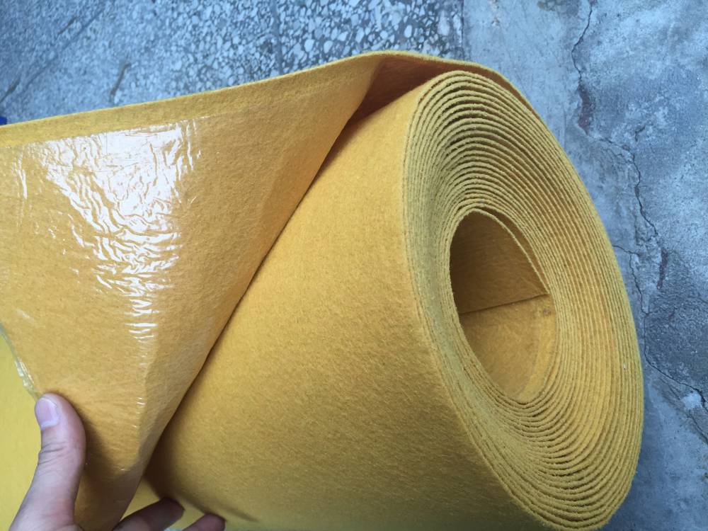 深圳宝安区国际会展中心阻燃防火地毯覆膜平面地毯