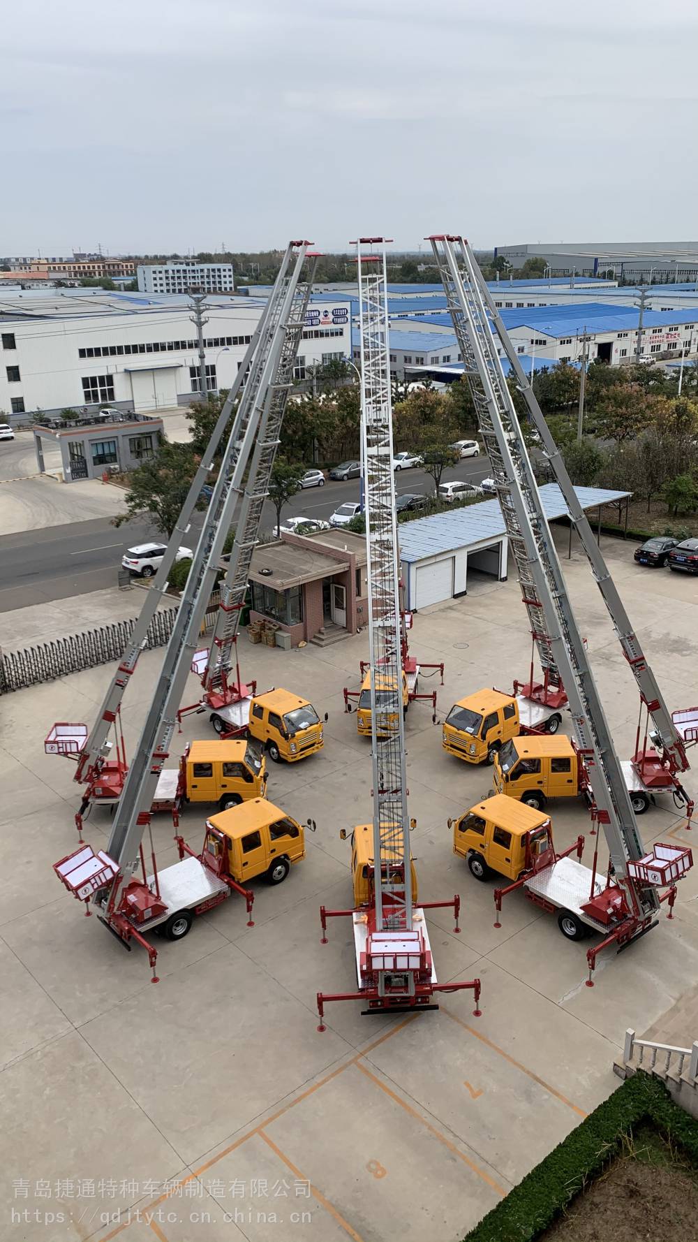 湖北32米云梯车高空作业车青岛捷通