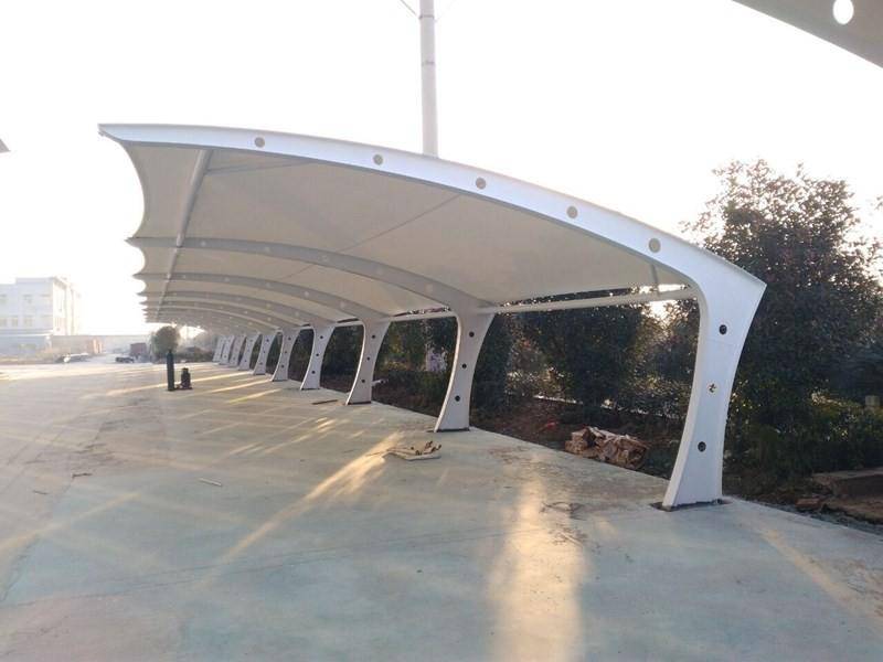 唐山大客车停车棚户外汽车简易车棚供应商