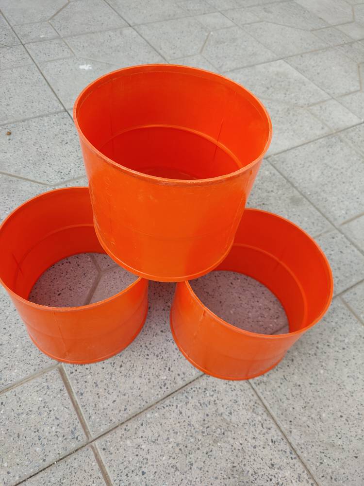 mpp电力管直接橘红色电力管接头直径110125150160电力管直接