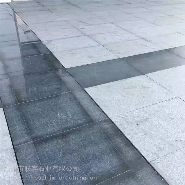 湖北黄金麻石材随州黄金麻石材定制广场地铺石