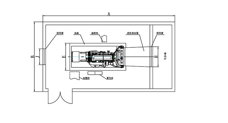 100kw玉柴柴油发电机组备用电源