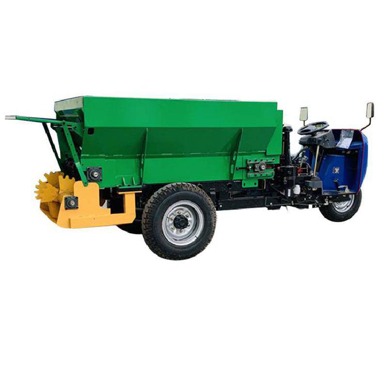 工程石灰撒灰车农用大型撒灰机牵引式撒肥车图片