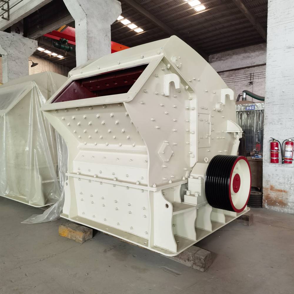 反击式石子整形机驰升pf1007型鹅卵石反击式破碎机破碎率高粒度均匀