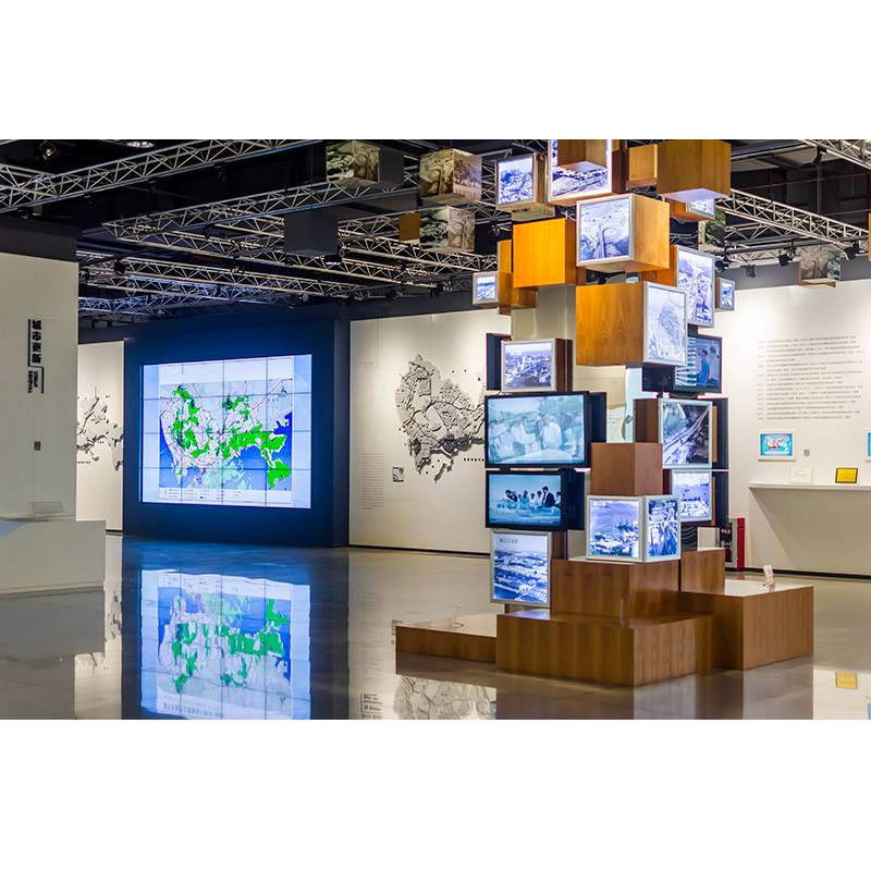 声光电企业展馆，创意展馆，高科技数字展厅设计平面图