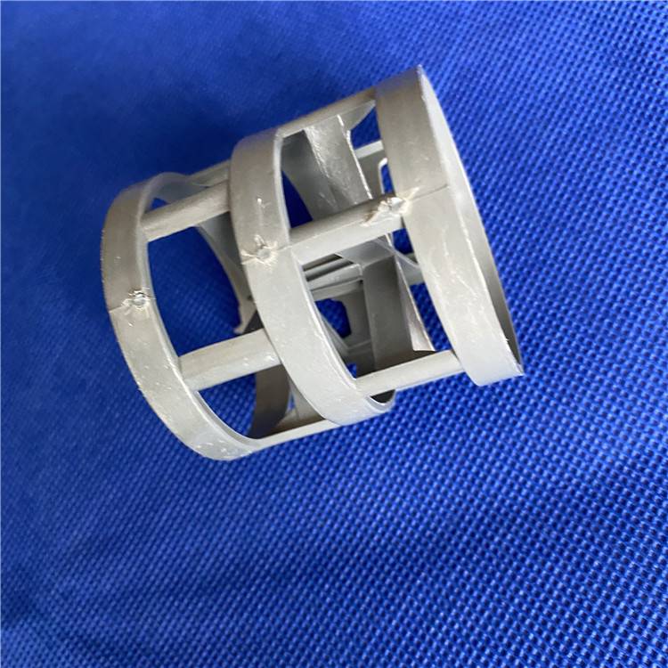 厂家多规格鲍尔环填料pvc鲍尔环cpvc材质鲍尔环填料