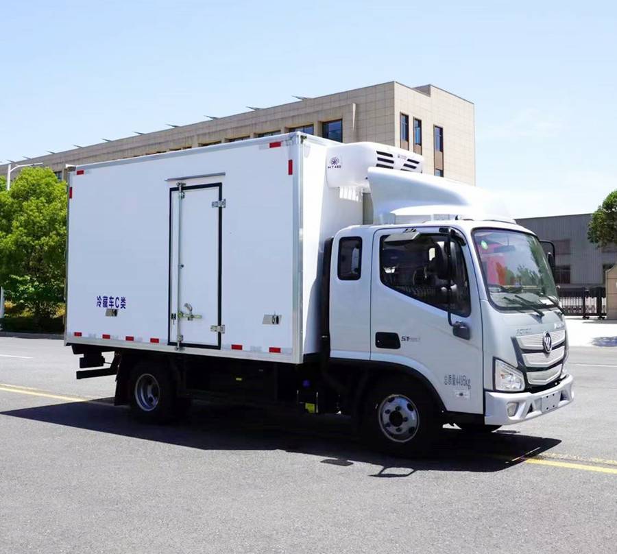 蓝牌4.2米冷藏车保鲜车 冷藏车可分期付款 宽体冷藏车