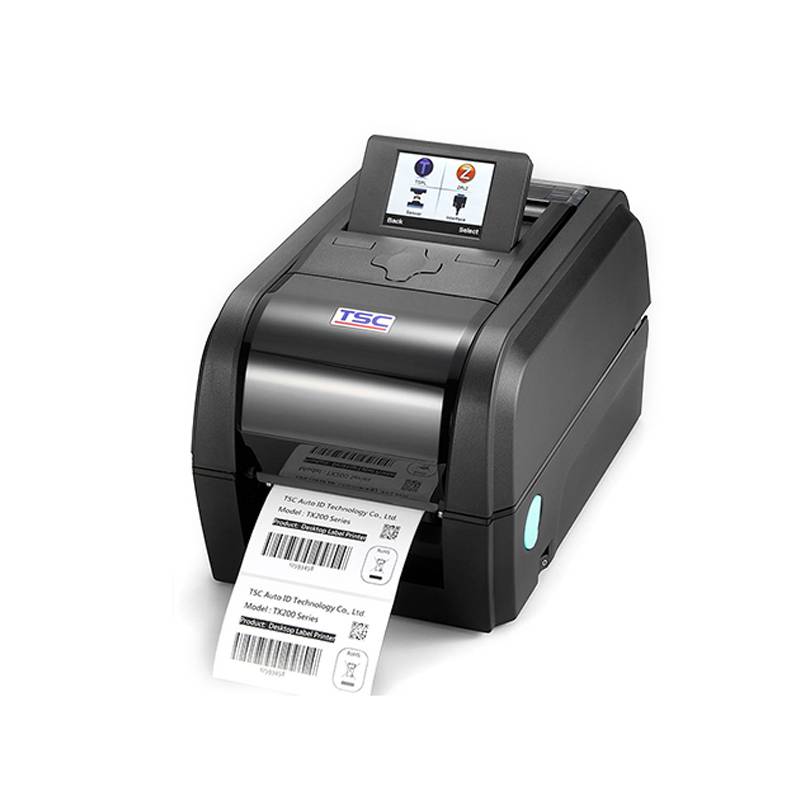 TSCTX300标签打印机服装吊牌洗水唛亚银纸铜版纸合格证条码打印机