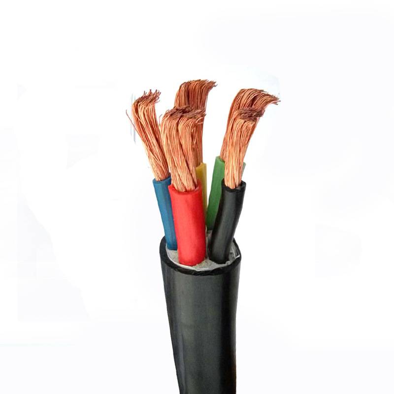 金环宇电缆五芯电力电缆软电缆vvr阻燃电线电缆zavvr5x10平方