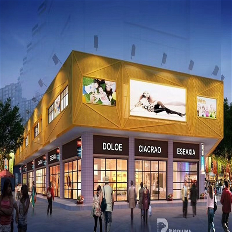 广告牌30黑色氟碳烤漆铝单板厂家