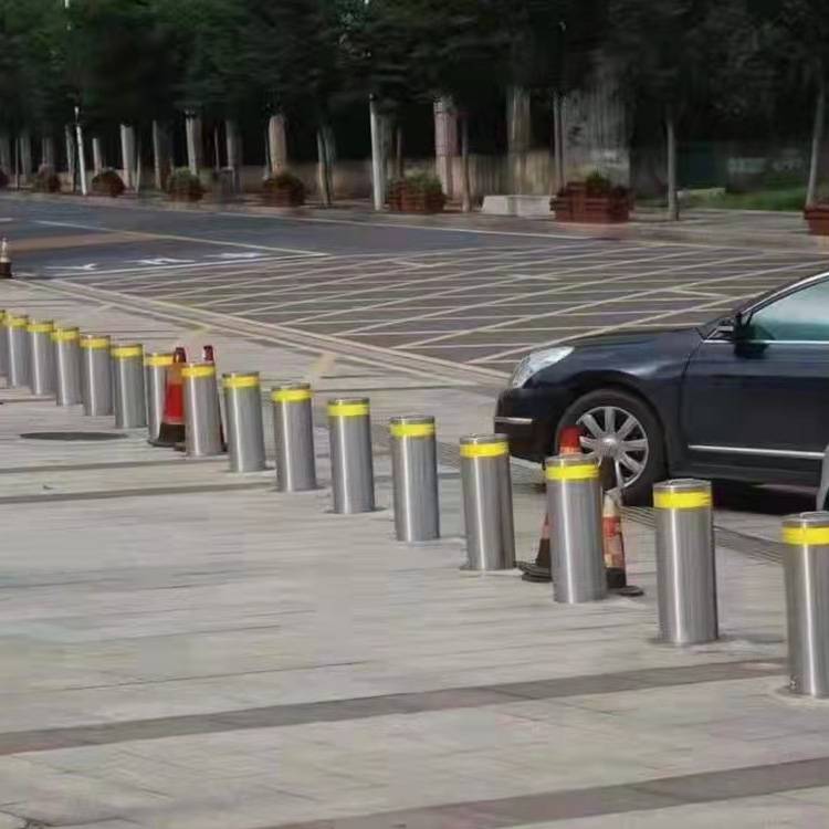 中拓全自动升降柱液压一体式升降柱路口挡车柱路桩