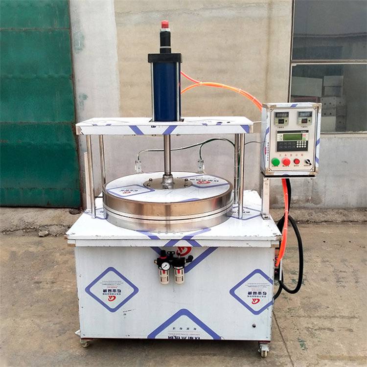 邢台鑫鹏商用全自动烙饼机形状可调烤鸭饼机馕饼机喂料均匀