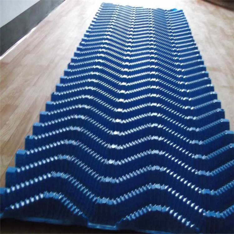 斜折波淋水填料方形冷却塔填料定制加工冷却塔s波填料