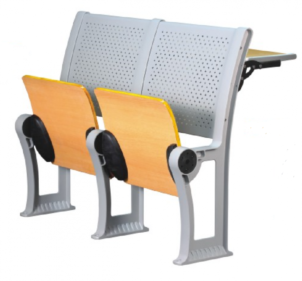 淄博张店考研班教室铝合金连排椅铝合金礼堂椅公共座椅环阔家具