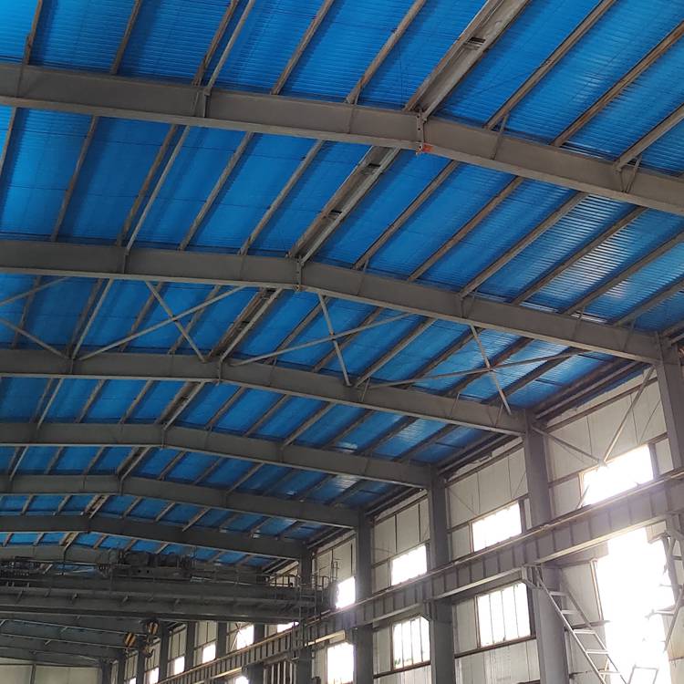 UPVC防腐板 重腐蚀厂房替代铁皮瓦不生锈 耐酸碱压型板 抗风外墙板
