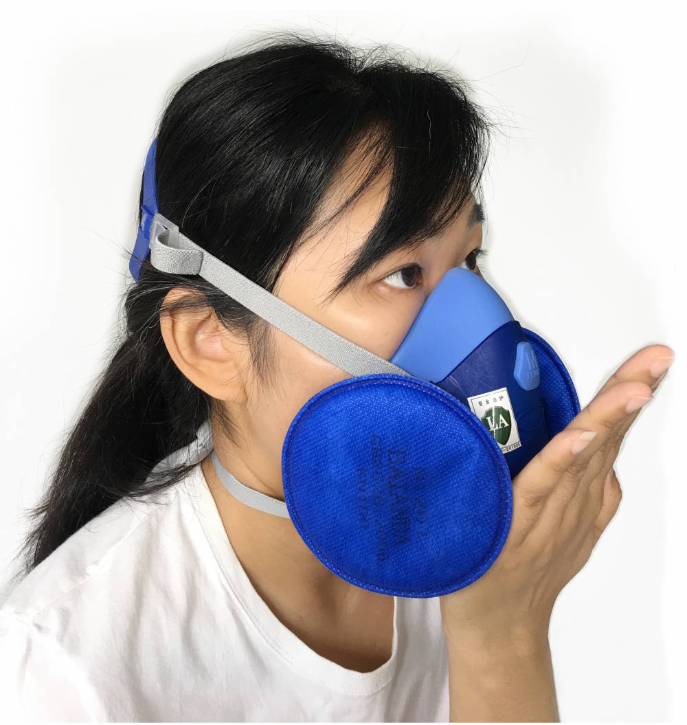 百安达防尘口罩,防毒面具(可更换式半面罩)正压气密性检查