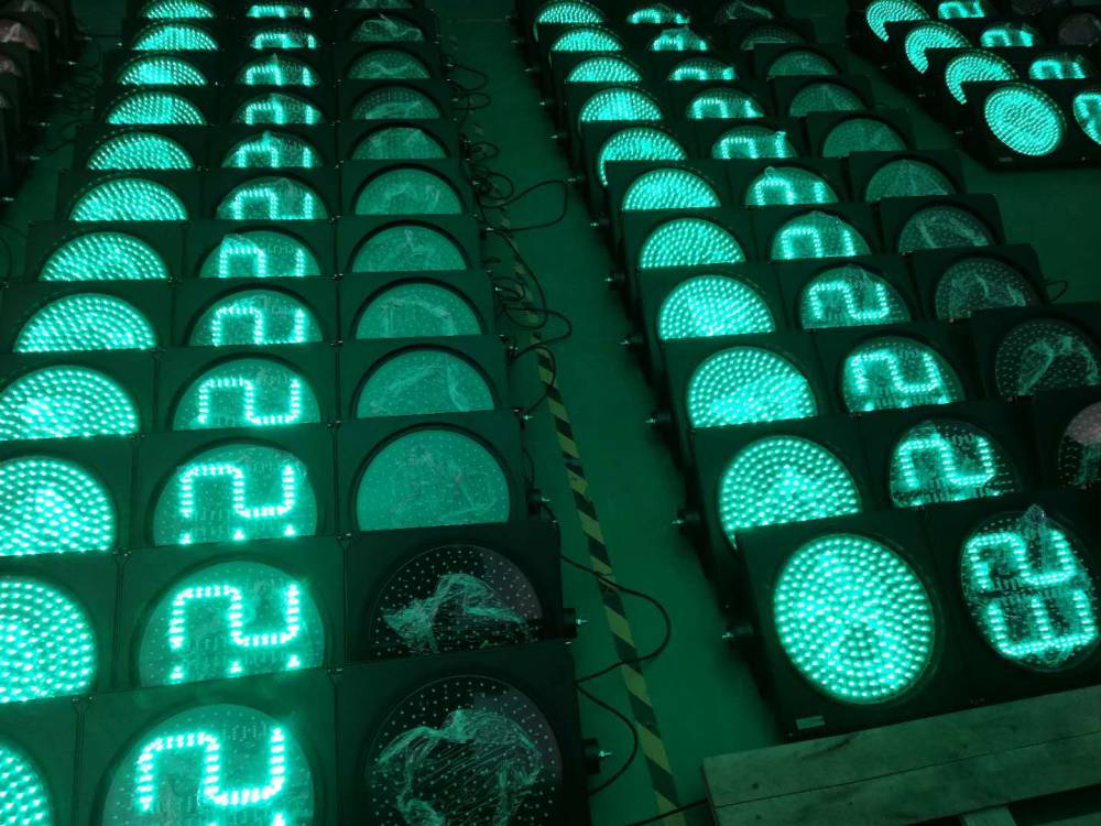 调头动车信号灯左调头三色红绿灯深圳业勤交通红绿灯厂家