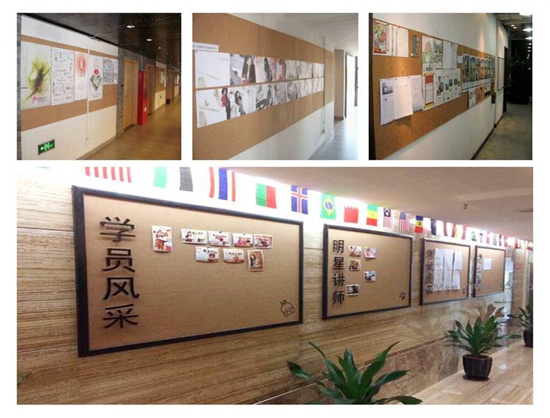 工厂批发零售8毫米软木板办公室展示栏