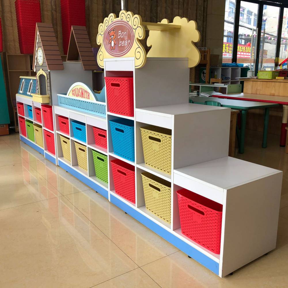 大风车玩具南宁供应幼儿园柜子儿童玩具柜木质区角组合柜设备