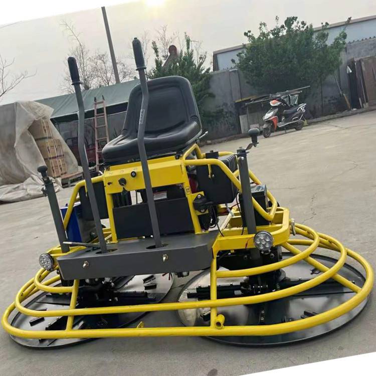 道路座驾式收光抹光机混凝土提浆收光机汽油圆盘式抹光机
