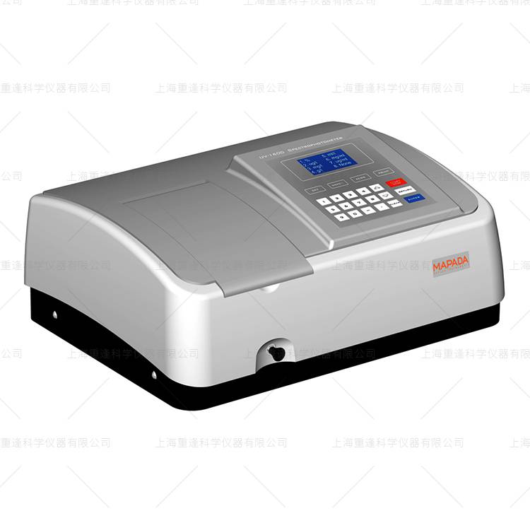 【上海美谱达】紫外可见分光光度计UV-1600PC液晶显示紫外光度计