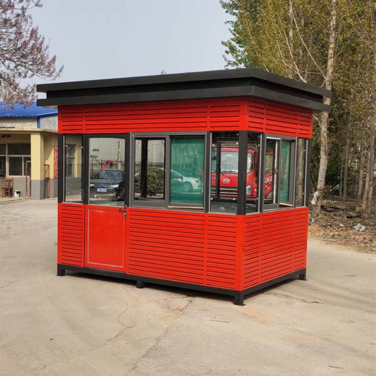 保定岗亭厂家供应停车场岗亭不锈钢保安岗亭保安岗亭批发执勤岗亭门卫