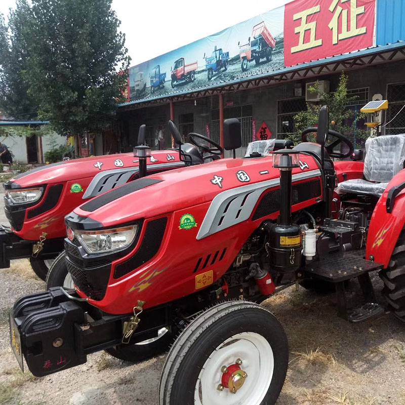 泰山400四轮拖拉机价格农用40马力100马力四轮拖拉机四缸发动机价格