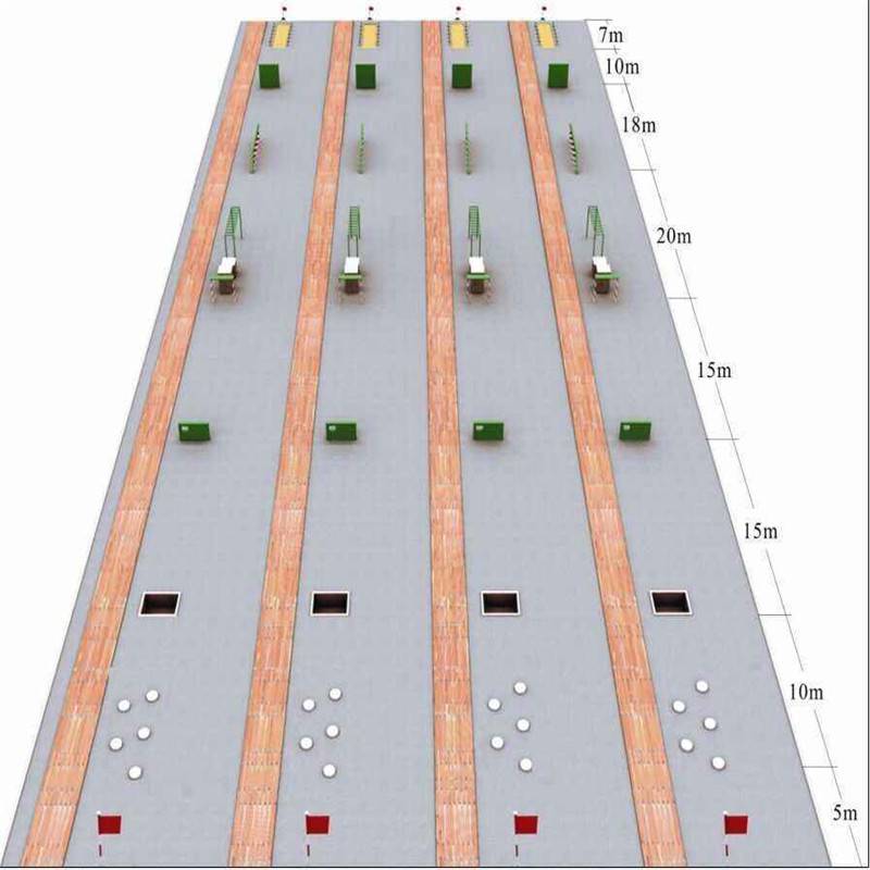 沧州400米障碍器材渡海登岛障碍400米障碍厂