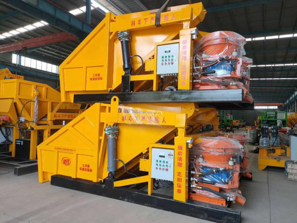 建特重工自动上料喷浆机吊装喷浆机吊装单料斗喷浆机高效喷浆车厂家