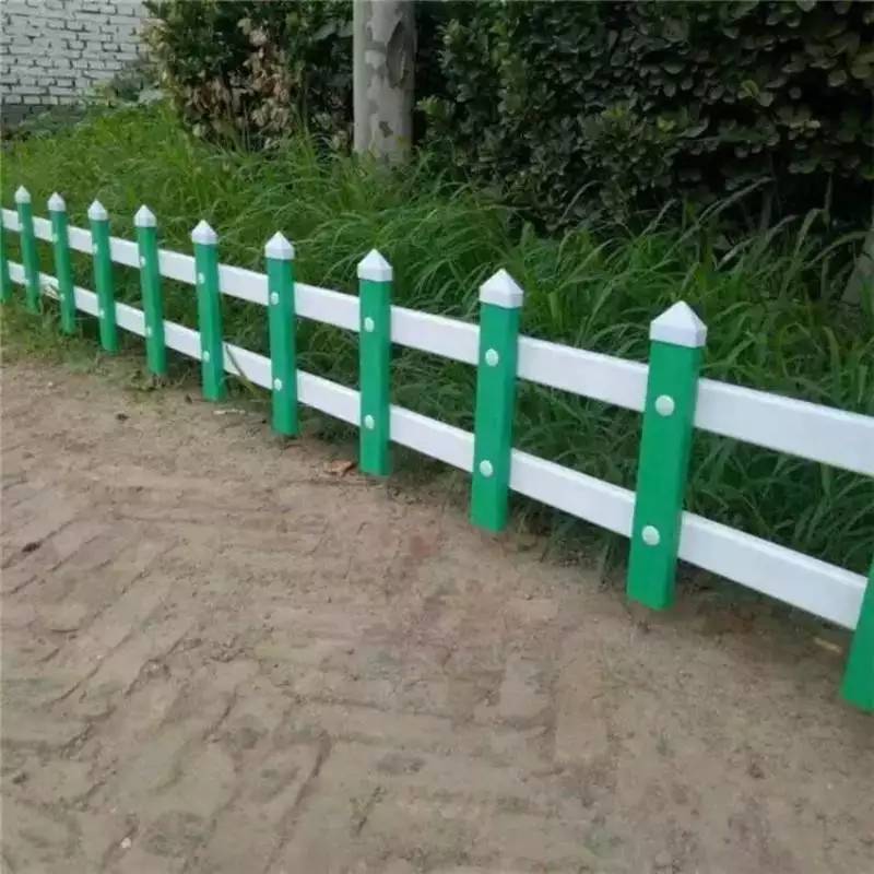 户外绿化带围栏 PVC塑钢护栏 草坪加装防护栏杆 瑞莱
